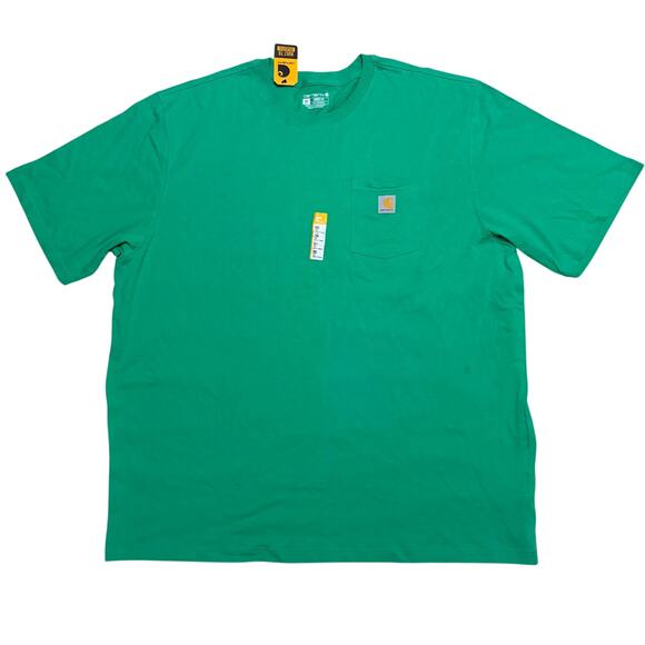 Carhartt Men’s 3XL Pocket T-Shirt Light Blue Loose Fit Workwear | NWT - Picture 1 of 6